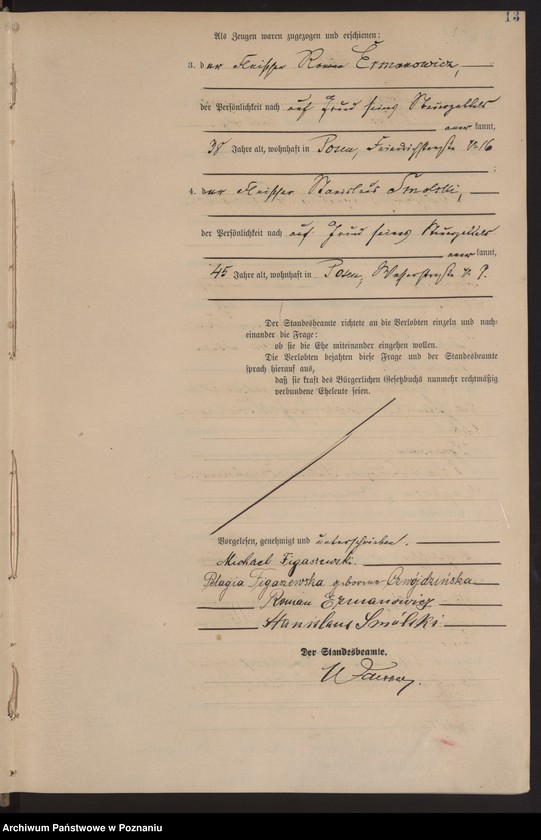 Obraz 14 z jednostki "Księga miejscowa małżeństw tom II [Rejestr główny małżeństw]"