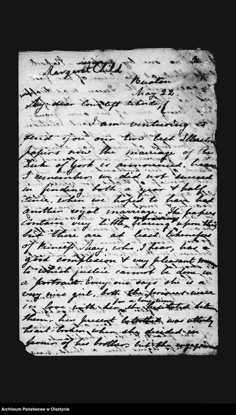 image.from.unit.number "/Margaret Child, Florence Compton, Georgina Vesly aus Abbey Leix- Ireland, Alice E. Pocklington, Constance de Tracy Gould u. a. Kusinen mit Fragmenten ohne Unterschrift an Anna Gfin Lehndorff geb. Hahn/"