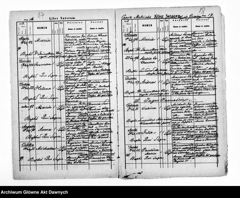 image.from.unit.number "Parafia: Gliniany. Dekanat: Gliniany. Kopie z ksiąg metrykalnych ur., śl., zg. dla całej parafii (miasto Gliniany i wsie)."