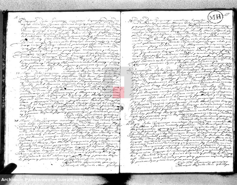 image.from.unit.number "Akta urodzin gminy wigierskiey od 1-go maja 1813 do dnia ostatniego kwietnia 1814 roku"