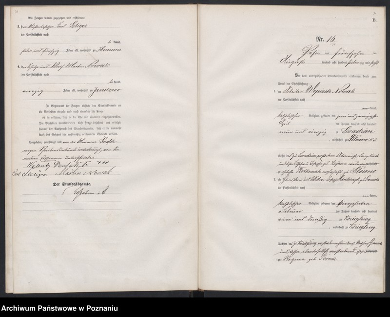 Obraz 18 z jednostki "Księga małżeństw"