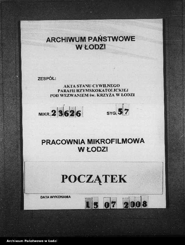 Obraz 1 z jednostki "Akta urodzeń"