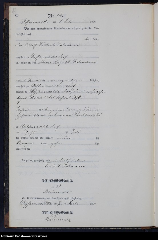 image.from.unit.number "Sterbe-Neben-Register Nr 1 - 38"