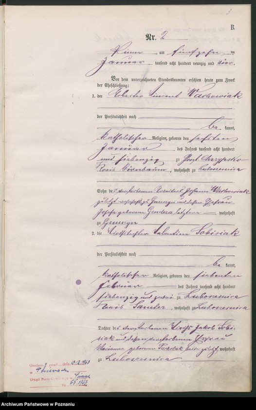 image.from.unit.number "Księga małżeństw"