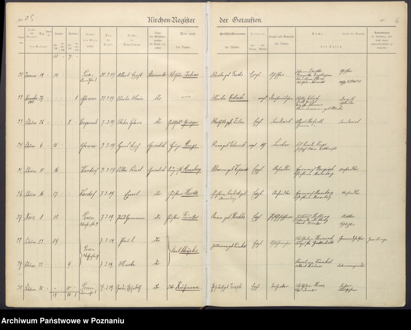 Obraz 6 z jednostki "Taufbuch"