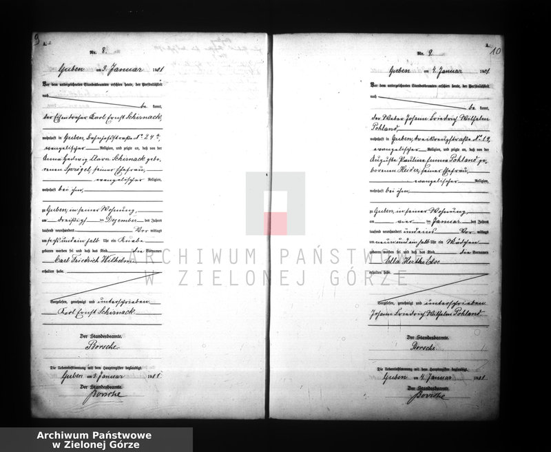 Obraz 10 z jednostki "[Księga urodzeń, metryki numer 1-435]"