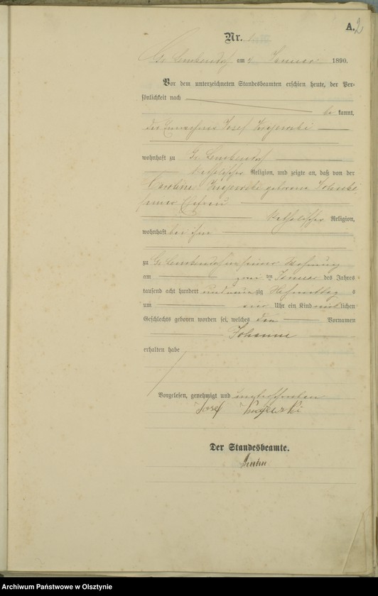 image.from.unit.number "Geburts-Haupt-Register Nr 1 - 127"