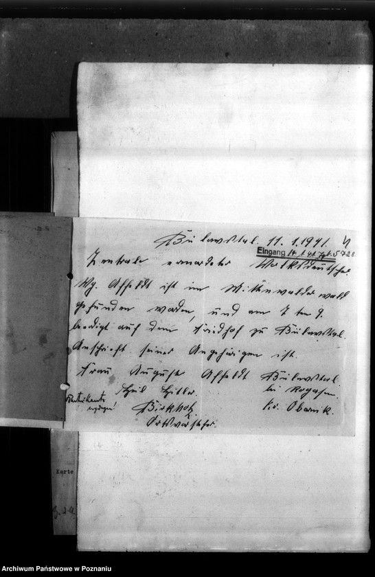 Obraz 8 z jednostki "Hermann Affeldt aus Bülowstal, Kreis Obornik (Oborniki)"