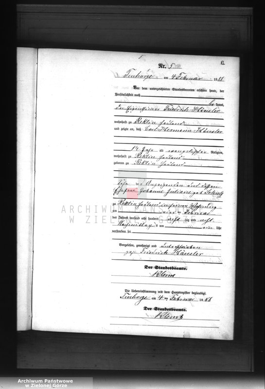 Obraz 8 z jednostki "Sterbe-Neben-Register"