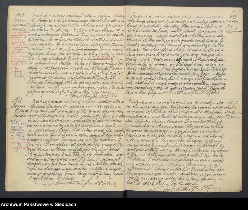 Obraz 16 z jednostki "Akty urodzeń, małżeństw, zgonów"
