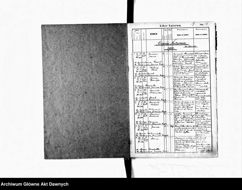 image.from.unit.number "Parafia: Lwów, parafia św. Anny. Dekanat: Lwów. Księga metrykalna urodzeń, ślubów i zgonów dla całej parafii miejskiej i wsi Kleparów."