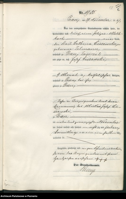 Obraz 20 z jednostki "Księga zgonów t. V"