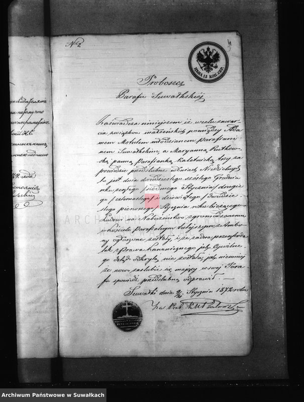 image.from.unit.number "Dowody do akt zaślubionych Parafii Kaletnik z roku 1972"