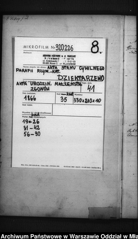 image.from.unit.number "Akta urodzeń, małżeństw, zgonów"