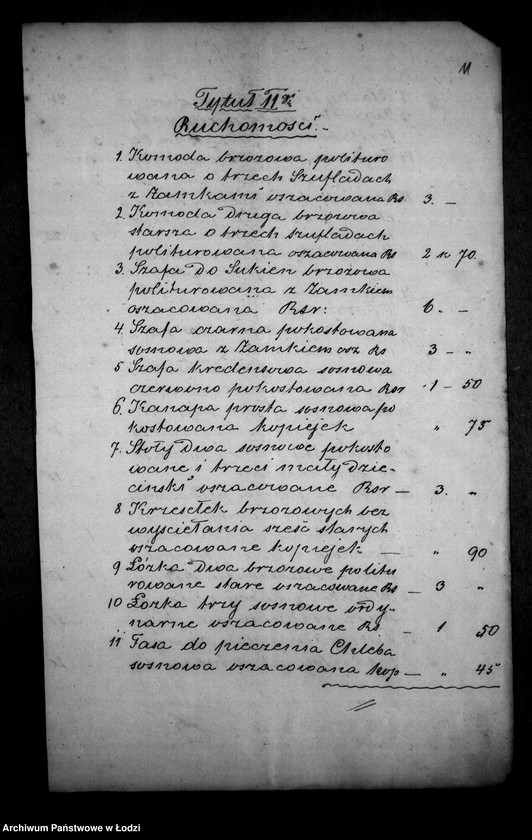 Obraz 15 z jednostki "Akta tyczące się ustanowienia opieki nad nieletnimi Amalią, Marią, Natalią, Juliuszem i Gotlibem Palmer po zmarłym Janie Palmer farbiarzu"