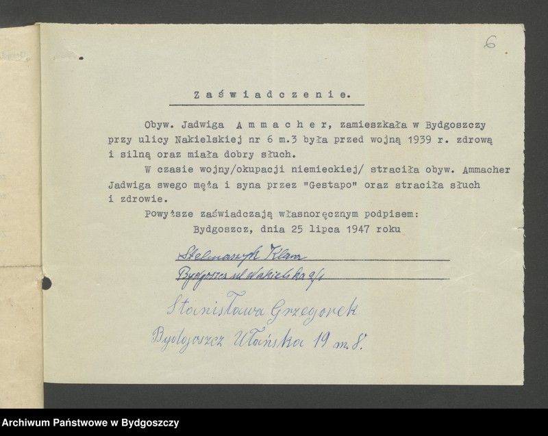 image.from.unit.number "Kwestionariusz dotyczący rejestracji szkód wojennych, nr 121-180"