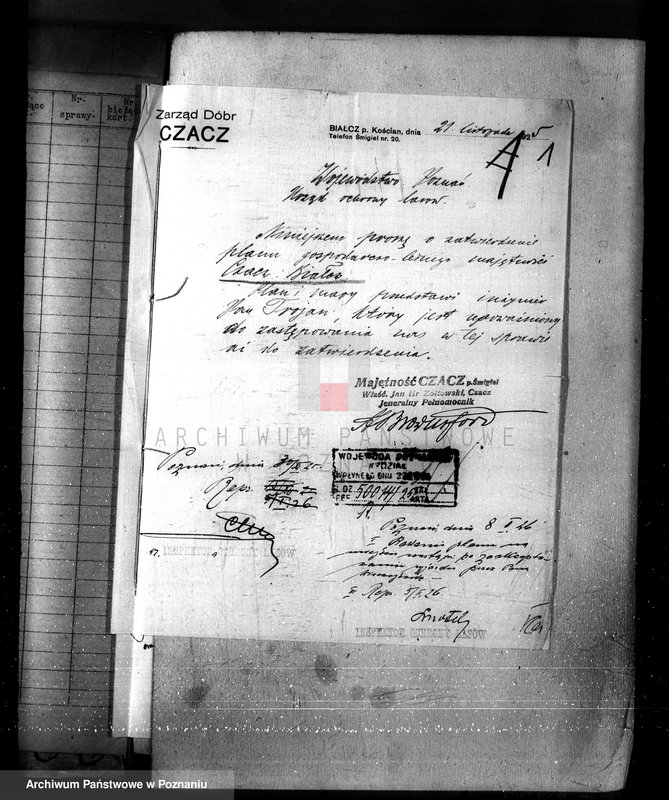 Obraz 5 z jednostki "Nadzór nad gospodarką w lasach majętności Czacz-Białcz powiat kościański"