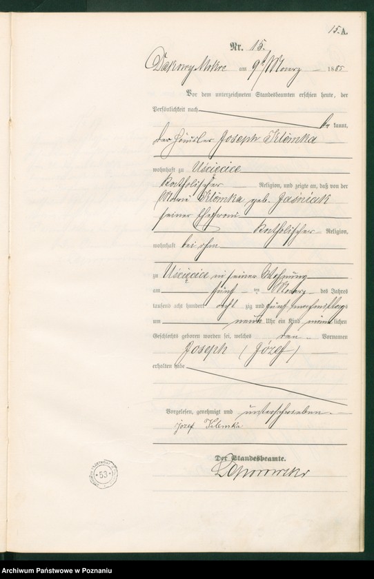image.from.unit.number "Księga urodzeń"