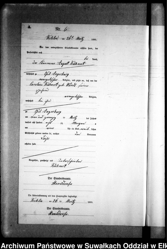 image.from.unit.number "Geburts-Neben-Register des Preussischen Standes-Amtes Kehlen Kreis Angerburg"