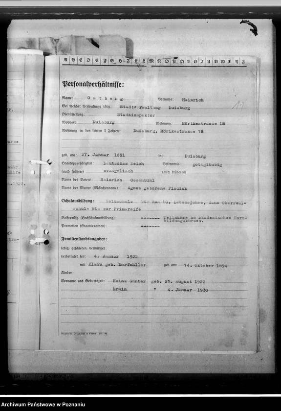 Obraz 15 z jednostki "Ostberg, Heinrich - inspektor miejski"