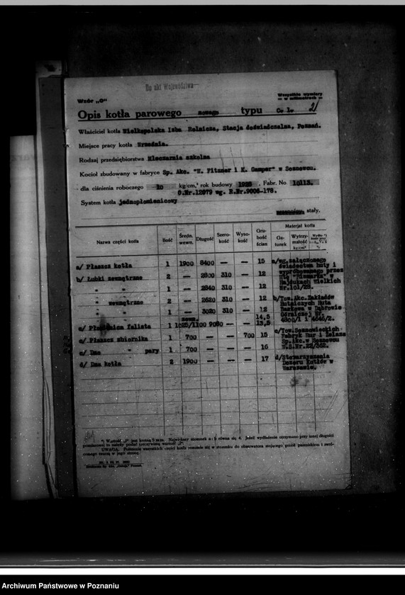 Obraz 5 z jednostki "Mleczarnia szkolna Szkoły mleczarskiej we Wrześni własność Wielkopolska Izba Rolnicza nr woj. 6261"