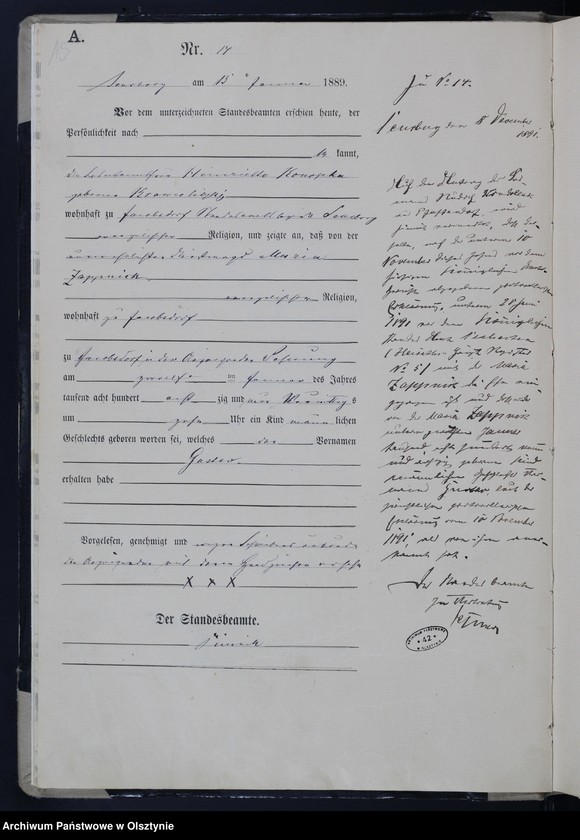 image.from.unit.number "Geburts-Haupt-Register Nr 1 - 266"