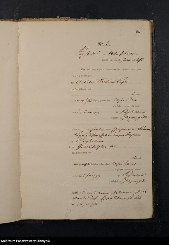 image.from.unit.number "Heiraths-Haupt-Register Nr 1 - 35"