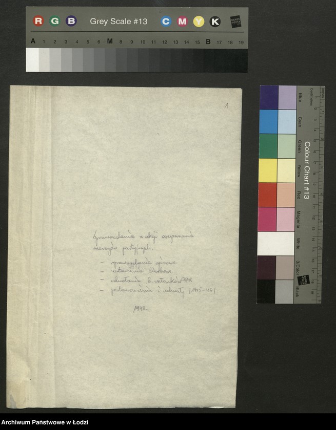 Obraz 2 z jednostki "Sprawozdania z akcji oczyszczania szeregów partyjnych"