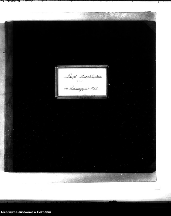 Obraz 3 z jednostki "Haupt- Ausgabetagebuch für das Rechnungsjahr 1939"