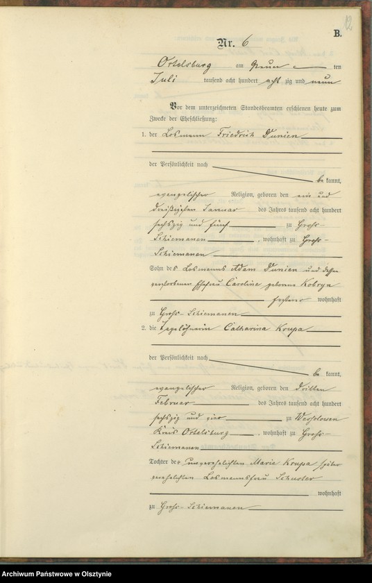 image.from.unit.number "Heiraths-Haupt-Register Nr 1 - 14"