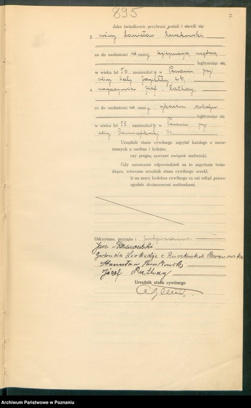 Obraz 9 z jednostki "Księga miejscowa małżeństw tom IV [Rejestr główny małżeństw]"