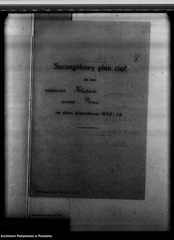 Obraz 12 z jednostki "Program urządzenia gospodarstwa leśnego dla lasu majętności Kobylepole powiat poznański 1929-1939"