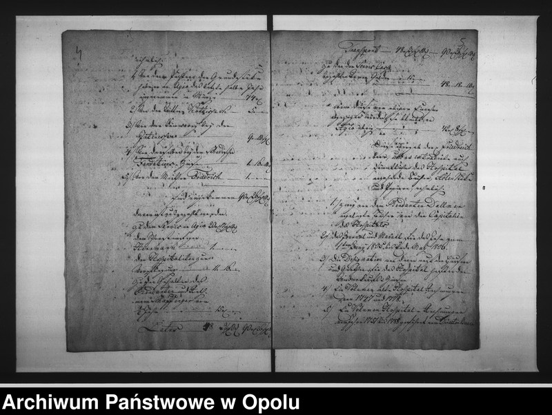 Obraz 7 z jednostki "Acta Specialia des Magistrats zu Oppeln wegen Abnahme der Rechnungen und Casse des Hospitals St: Alexi"