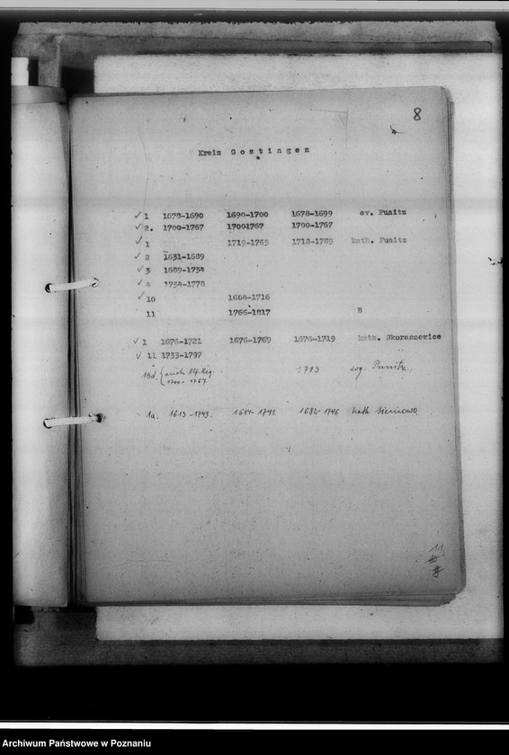 Obraz 12 z jednostki "Verzeichnis der Luftschutzmässig gesicherten Personenbücher"