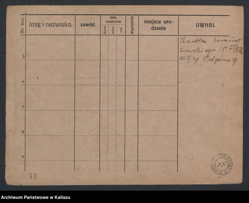 image.from.unit.number "[Karty meldunkowe - Kif-Kof]"