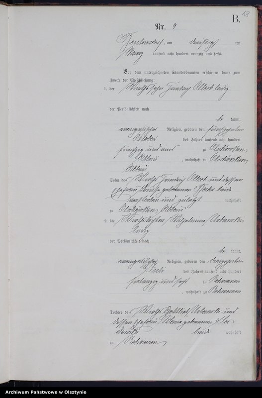 image.from.unit.number "Heiraths-Haupt-Register Nr 1 - 40"