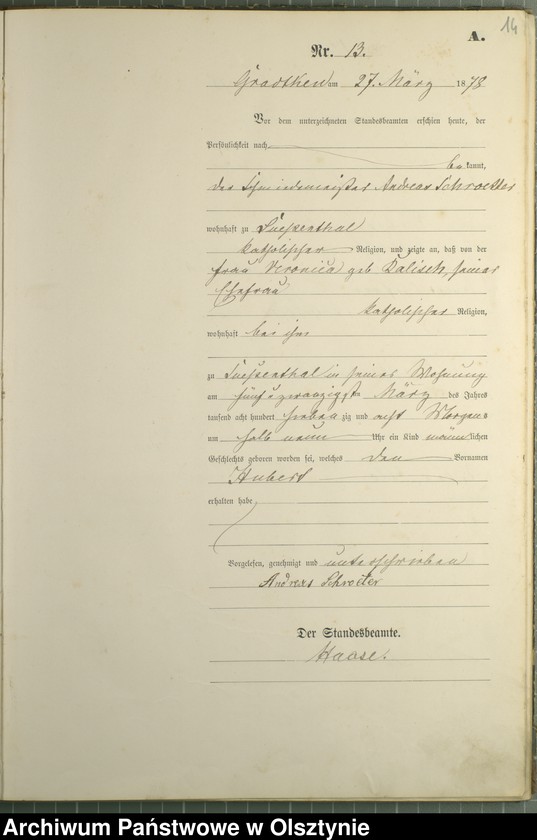 image.from.unit.number "Geburts-Haupt-Register nr 1 - 77"