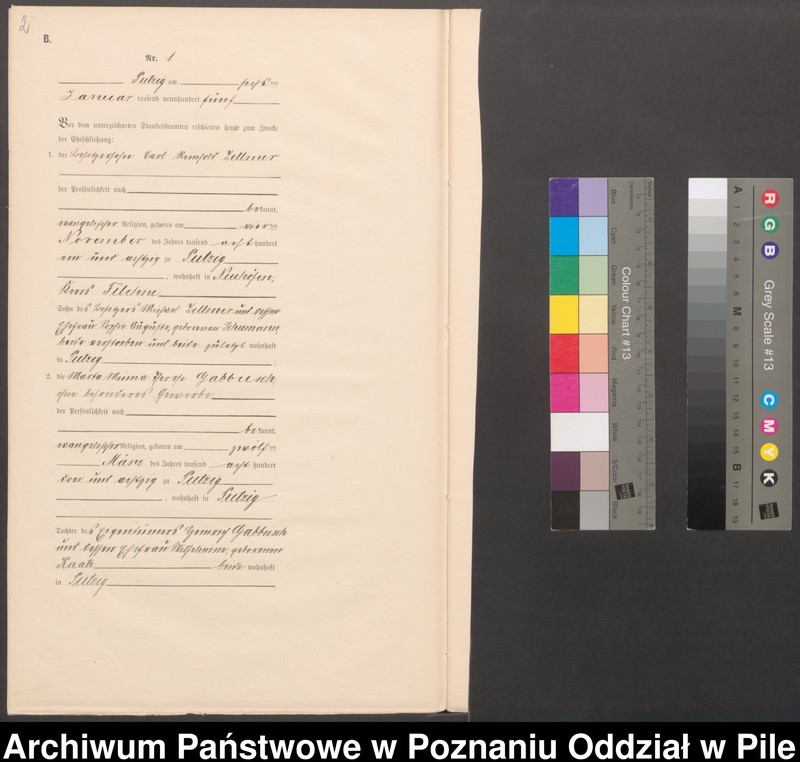 Obraz 5 z jednostki "Księga małżeństw"