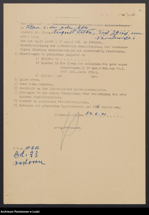 Obraz 12 z jednostki "August Sitka – tkalnia mechaniczna"