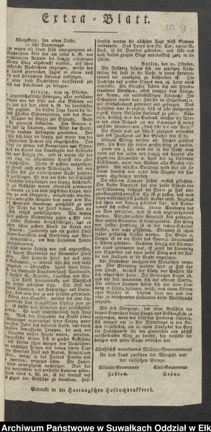 image.from.unit.number "Landes Verteidigungs Sachen vom Jahr 1813"