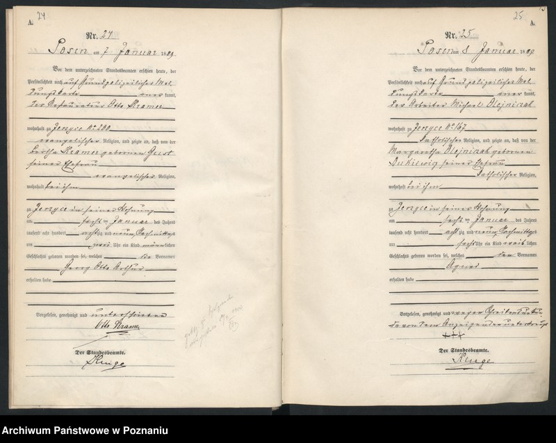 Obraz 16 z jednostki "Księga urodzeń t. I"