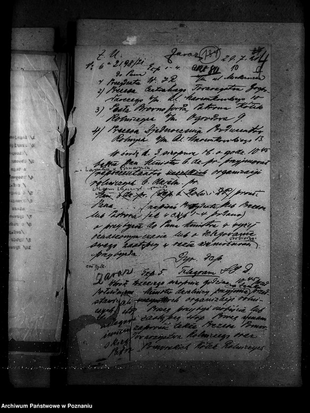 Obraz 14 z jednostki "Sprawy szczegółowo-administracyjne Zaproszenia na zebrania"