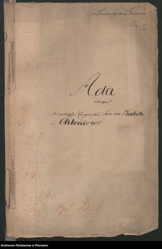 Obraz 8 z jednostki "A. betr. den polnischen Flüchtling Leon von Babski"