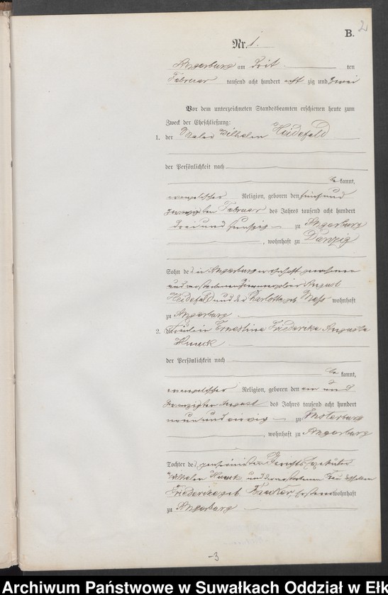 image.from.unit.number "Heiraths-Neben-Register des Preussischen Standes-Amtes Angerburg Kreis Angerburg"