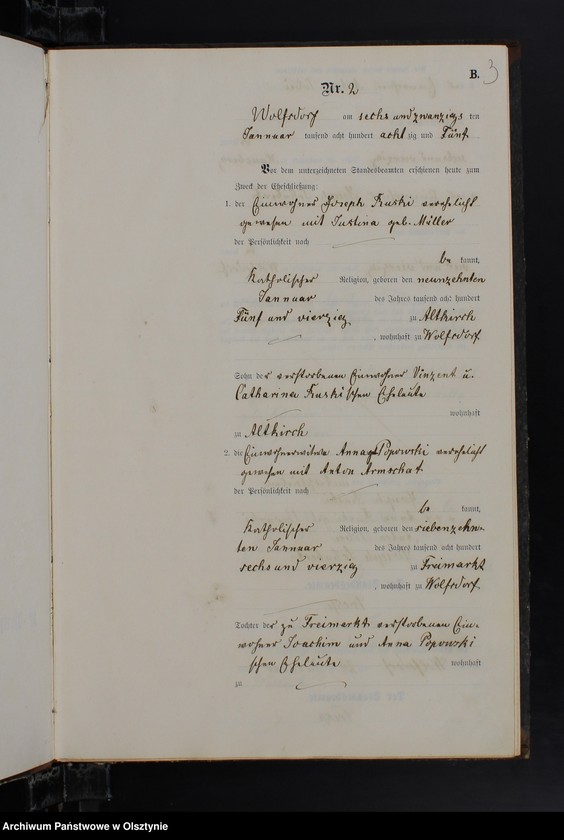 image.from.unit.number "Heiraths-Neben-Register Nr 1 - 28"