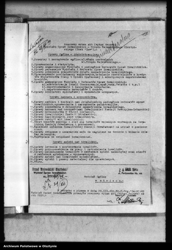 image.from.unit.number "Wykazy rzeczowe akt na 1950 r"
