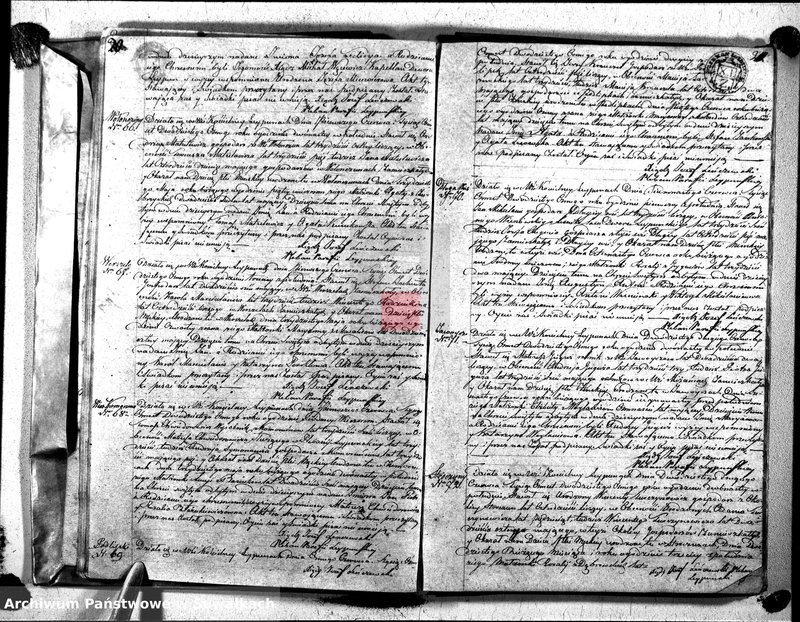 image.from.unit.number "Duplikat Aktów Urodzonych, Zaślibionych i Zmarłych Katolików Parafii Leypunskiey Roku 1828"