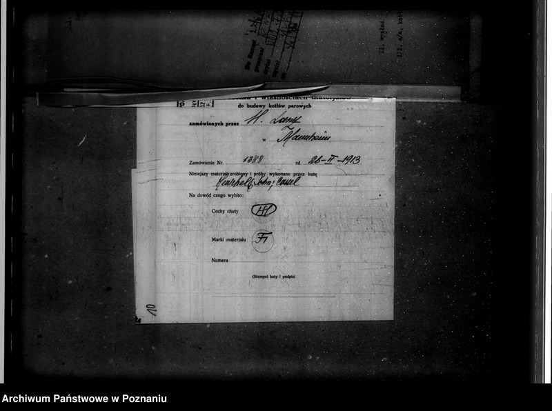 Obraz 14 z jednostki "Tartak R. Nitschego w Boruji Starej powiat wolsztyński nr woj. 6050 pop. własność Landwirtschaftliche Zentral-Genossenschaft Międzychód"