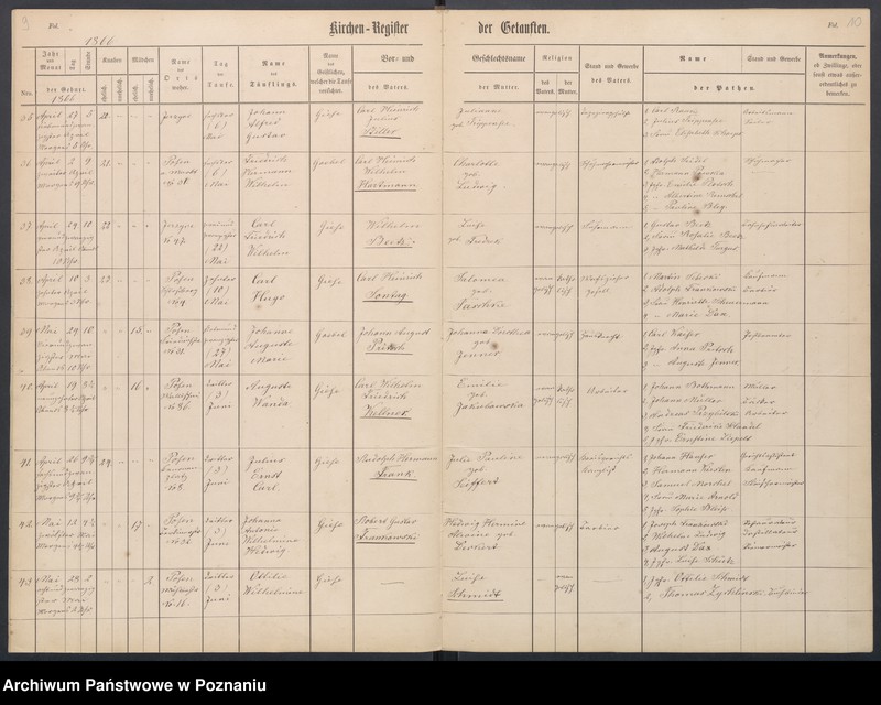 Obraz 8 z jednostki "[Akta urodzeń i chrztów, ślubów, zgonów]"