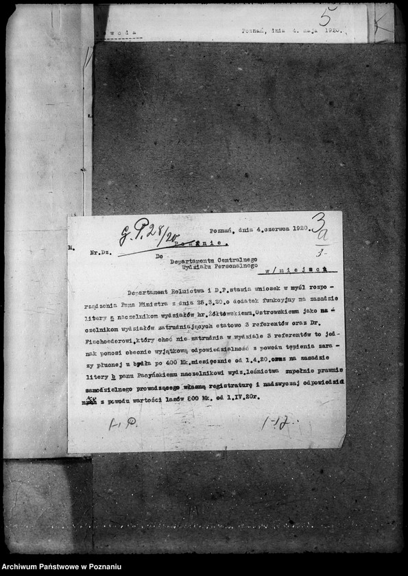 Obraz 7 z jednostki "Sprawy osobowe Pobory i podatki"